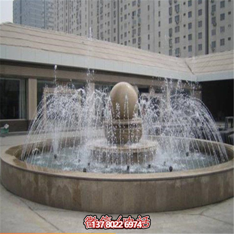 精美中式風(fēng)水球園林雕塑，提升小區(qū)公園噴泉擺放風(fēng)水氣質(zhì)
