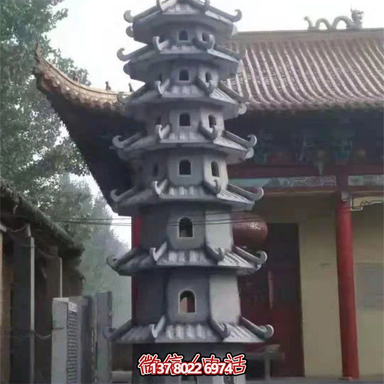 大理石石雕佛塔雕塑，傳承古老文明