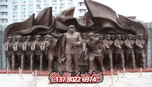 抗戰(zhàn)時期銅雕雕塑，緬懷那段英雄時光