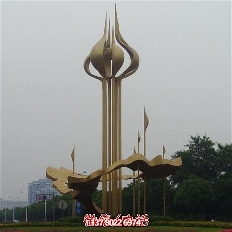 大型不銹鋼景觀擺件，為廣場帶來活力