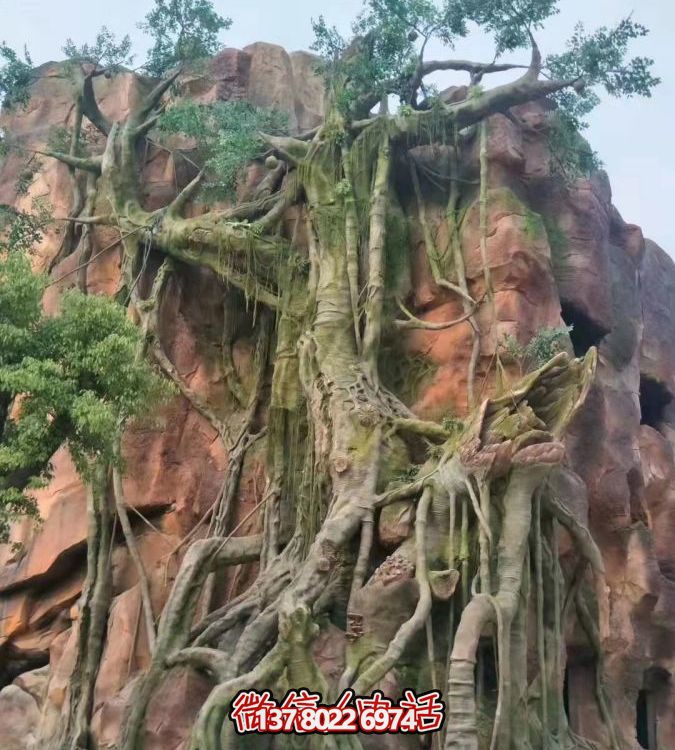 純天然石雕假山雕塑，為公園添彩添靈