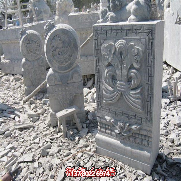 美麗的大理石抱鼓石雕塑，為你的園林景觀增添無(wú)限魅力