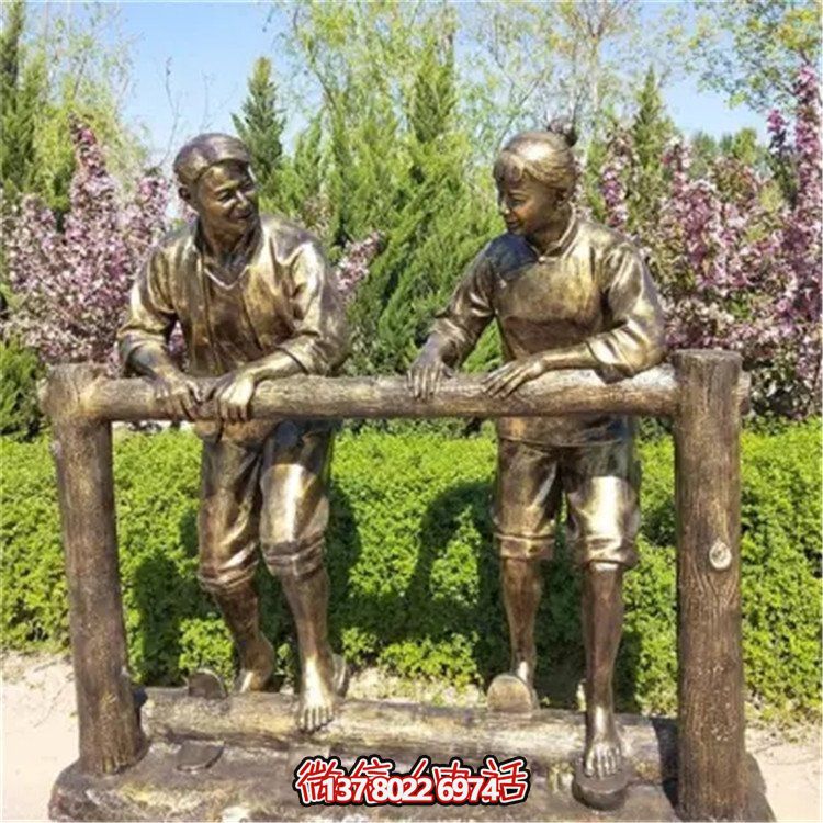 仿古銅雕塑，玻璃鋼景觀雕塑