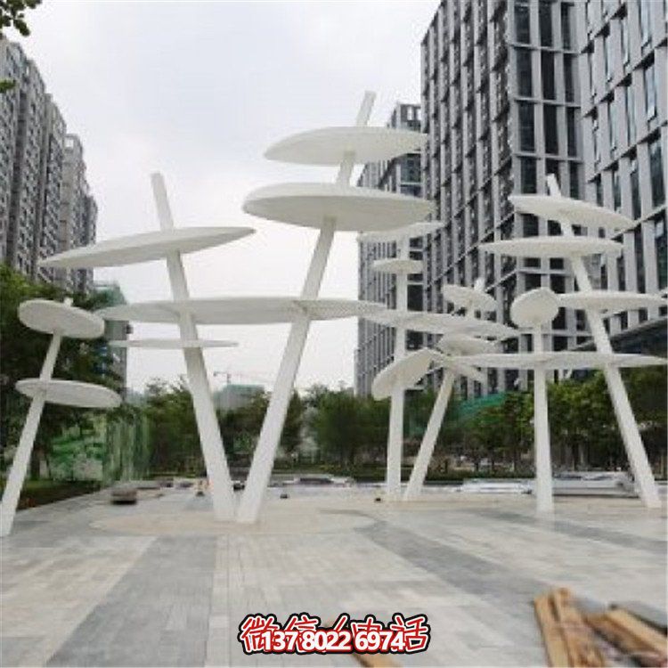 不銹鋼大型樹葉雕塑，為你的戶外景觀創(chuàng)造獨(dú)特的創(chuàng)意