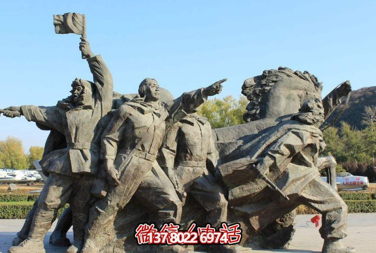 大型石雕景觀擺件，為廣場增添創(chuàng)意人物氣息