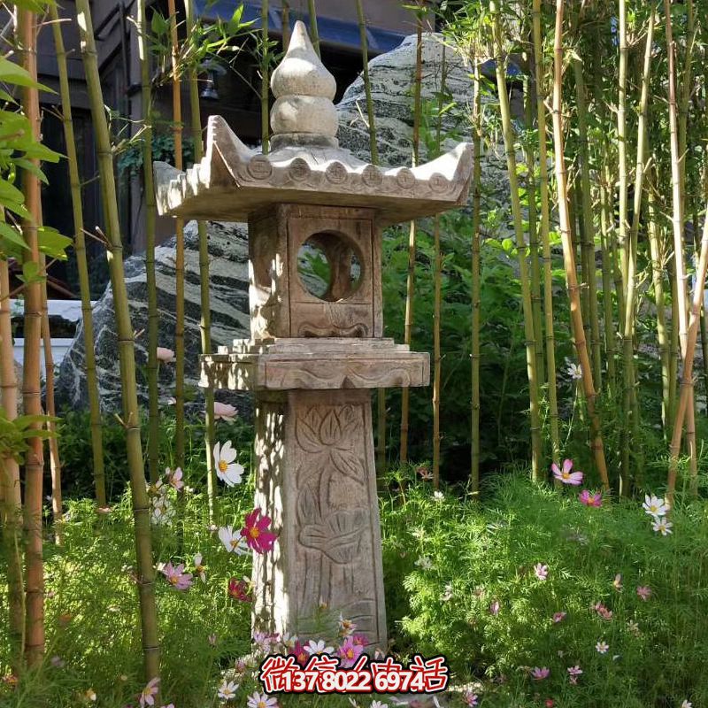 華麗的青石燈籠，點綴你的園林