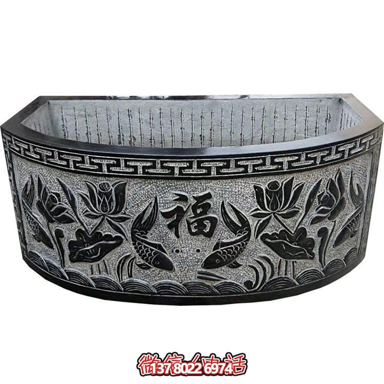 藝術(shù)精美的石雕擺件，點(diǎn)綴美麗庭院