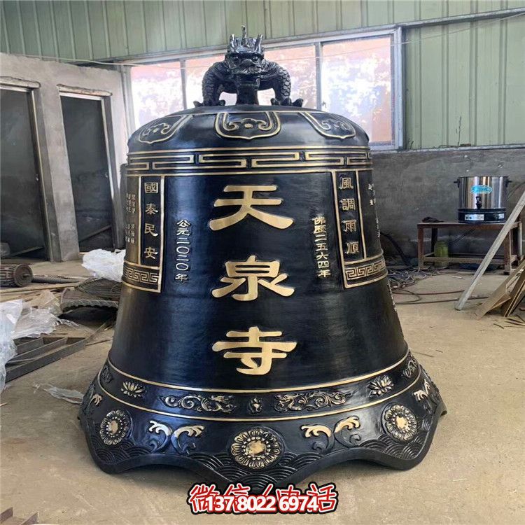 天泉青銅掛鐘雕塑傳承古老文化，鑄就精美藝術(shù)品