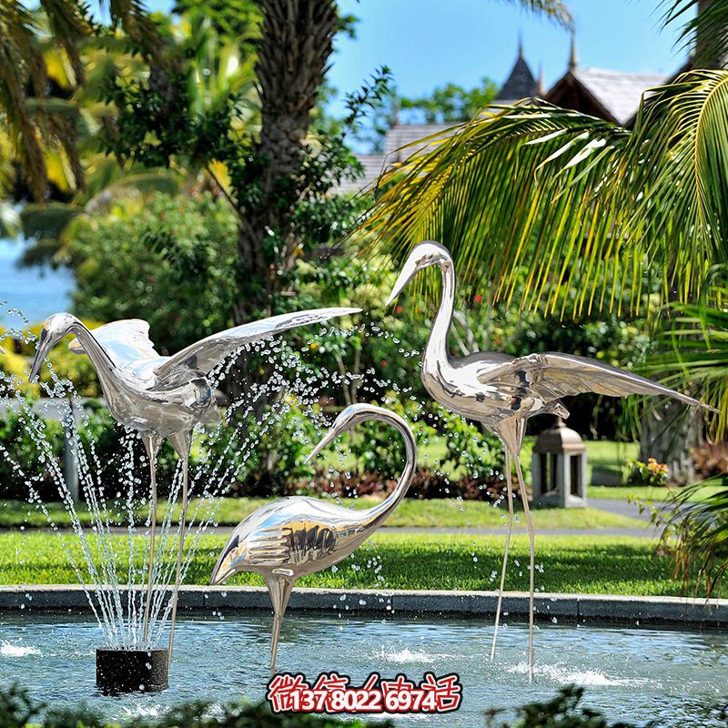 浪漫寧?kù)o的仙鶴公園