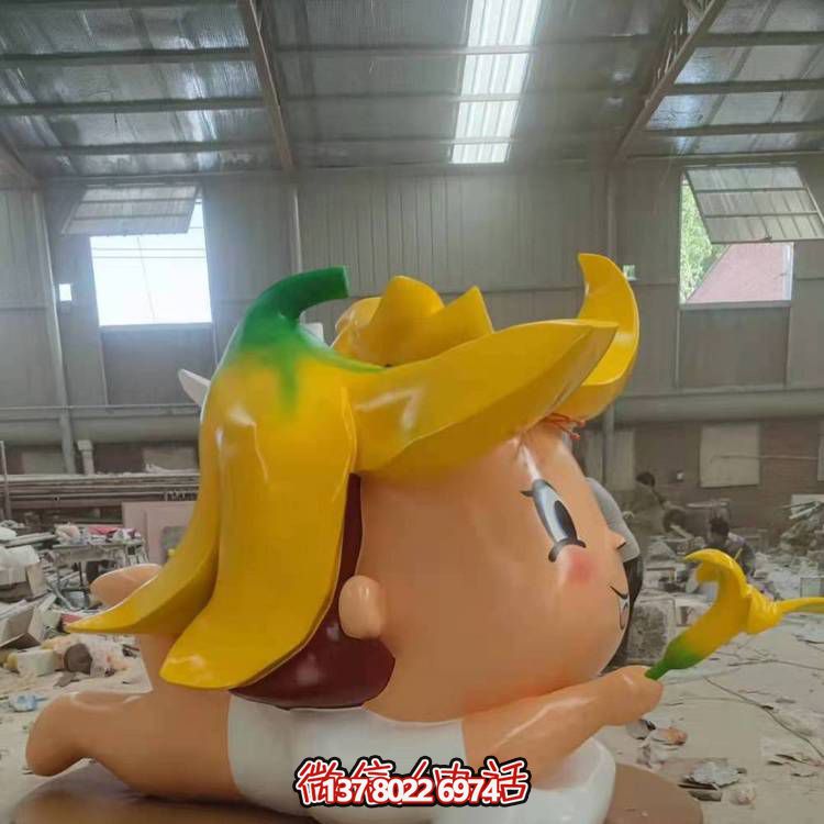 玻璃鋼戶外裝飾擺件，精致美觀、趣味卡通人物景觀