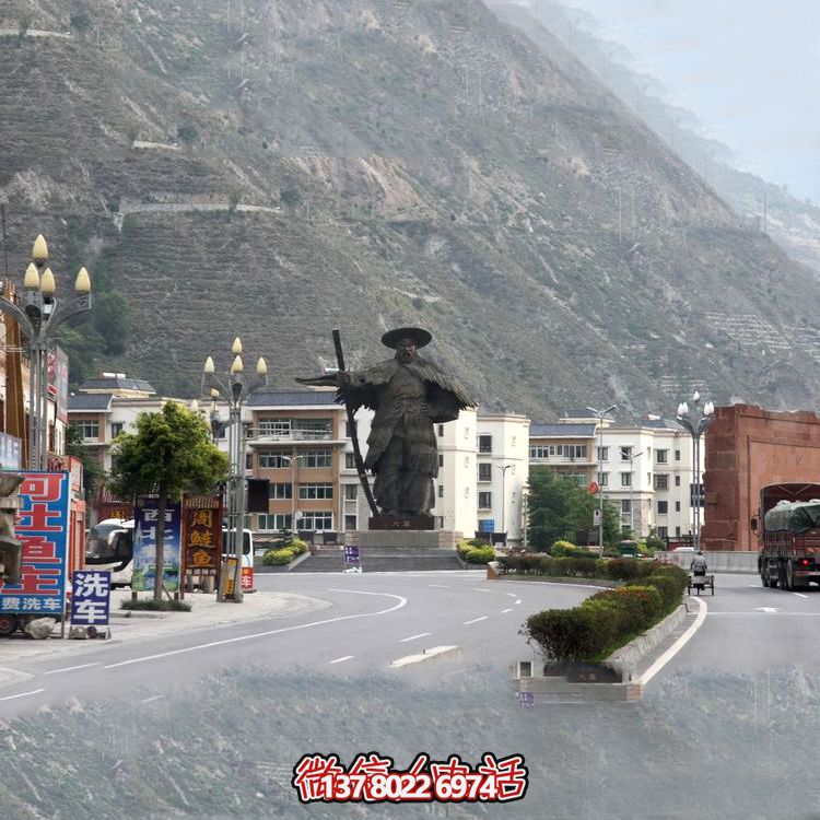 上古大禹雕像，記錄歷史名人傳奇