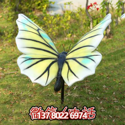 創(chuàng)意玻璃鋼蝴蝶雕塑，給商場(chǎng)帶來(lái)新鮮感