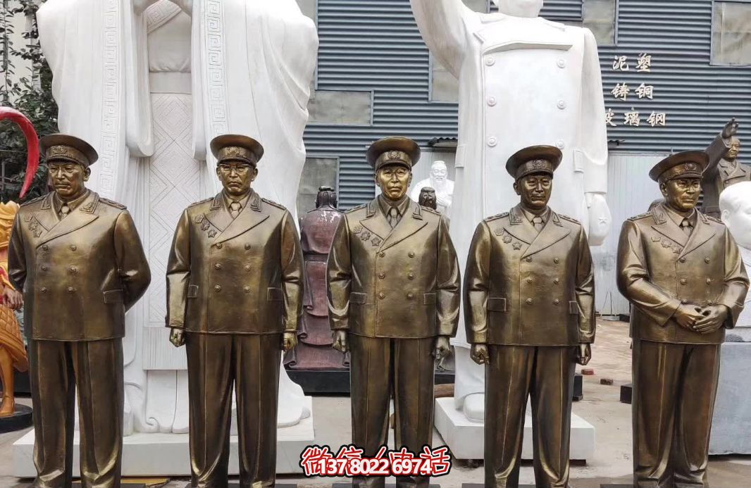 仿銅偉人元帥玻璃鋼雕塑，締造景區(qū)世界十大經(jīng)典