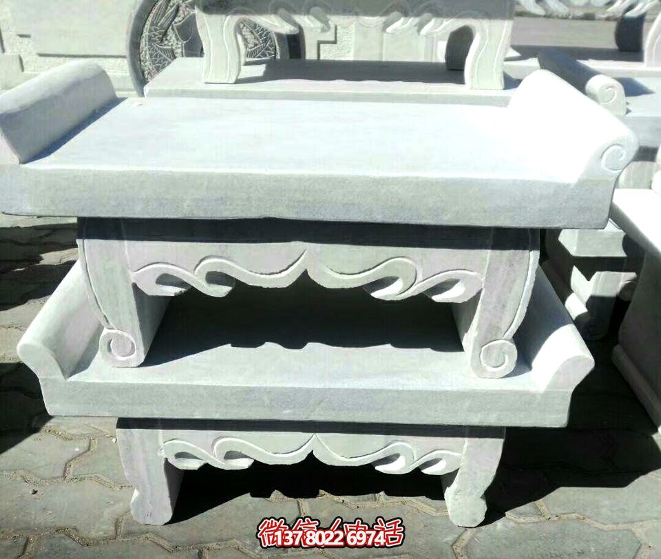 漢白玉佛像供桌，裝點景區(qū)寺院