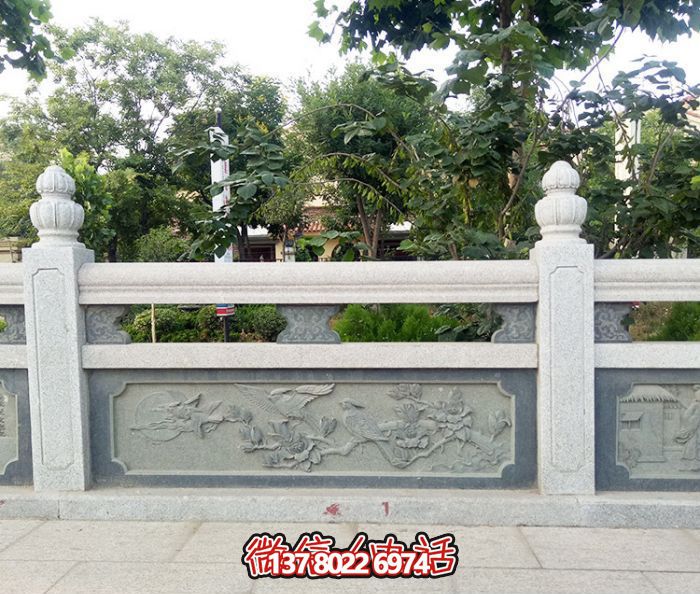 精美石欄系列，搭配園林花園，提升圍欄美感