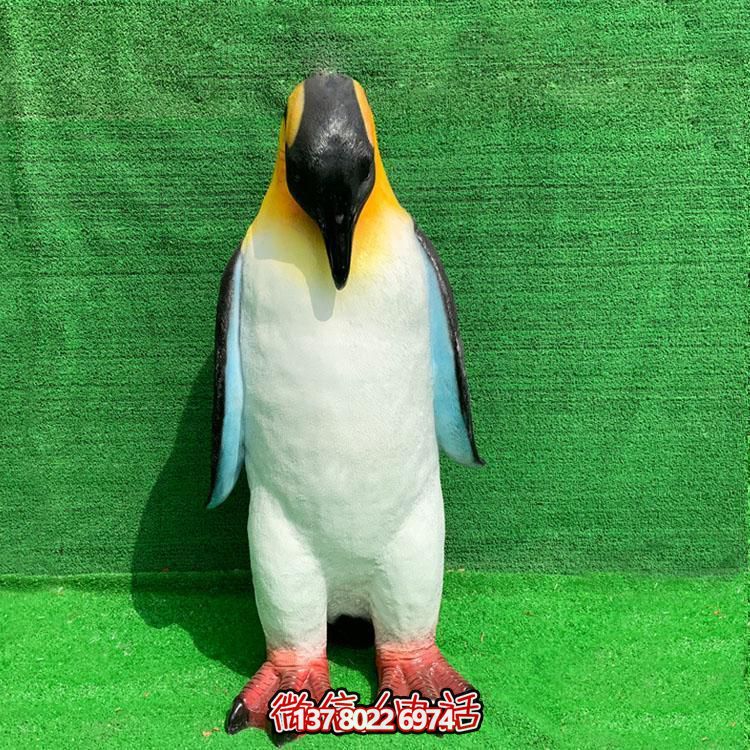 仿真企鵝雕塑，玻璃鋼制作