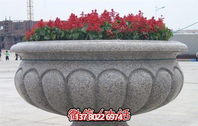 精美大理石花盆雕塑，點綴你的廣場