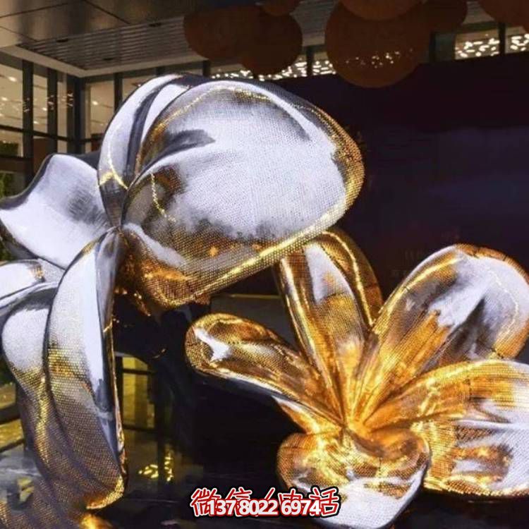 不銹鋼雕塑花朵給您的家居帶來(lái)創(chuàng)意與噴漆的完美結(jié)合