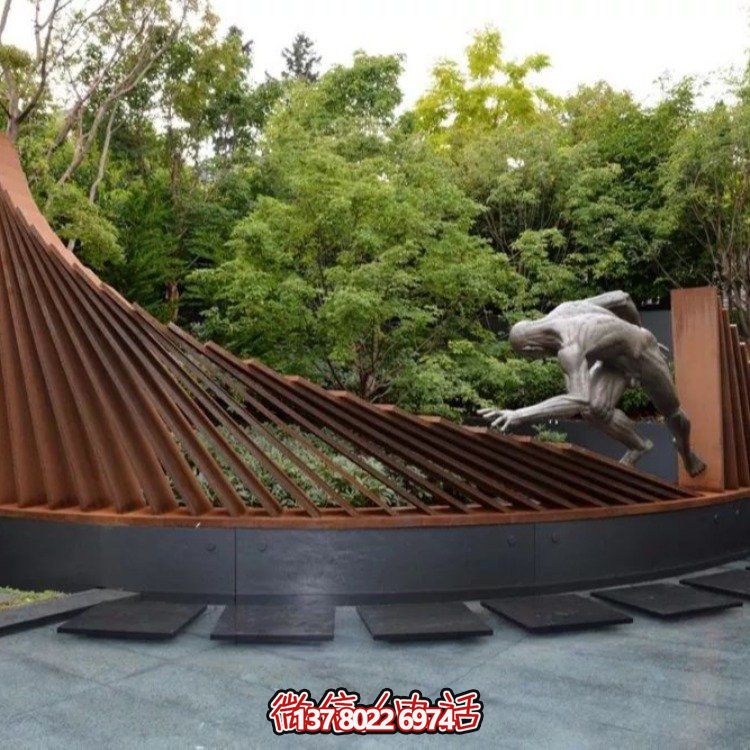 不銹鋼景觀雕塑，創(chuàng)意裝點公園戶外園林