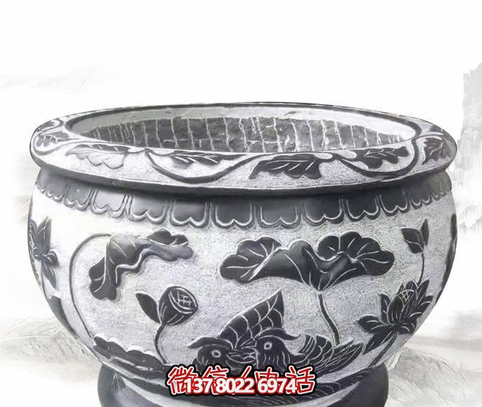 傾情精雕，高端戶外景觀缸雕塑