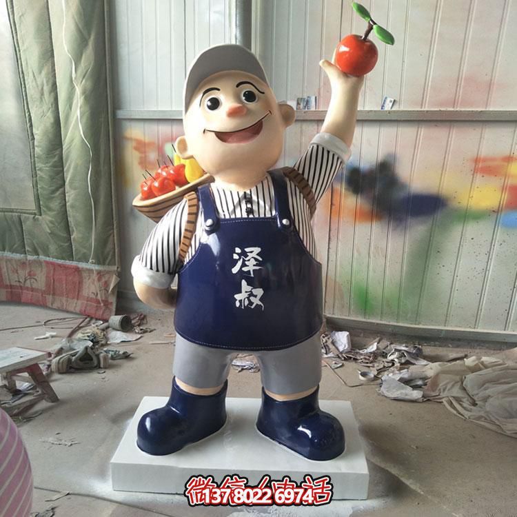玻璃鋼彩繪擺件，點(diǎn)綴飯店酒店戶外廣場(chǎng)公園雕塑