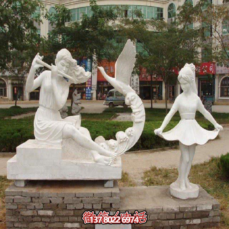 大型石雕人物雕塑，為園林景觀增添靈動(dòng)之美