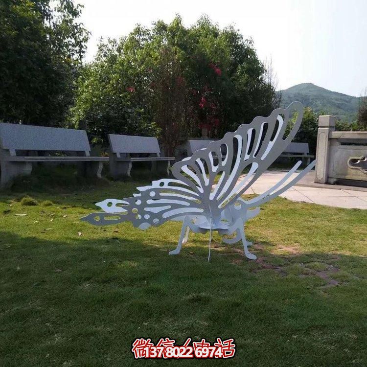 高級(jí)不銹鋼雕塑擺件，讓公園更加美麗