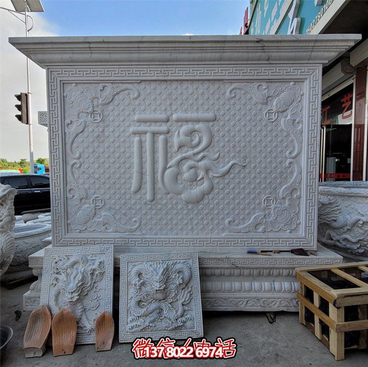 融合傳統(tǒng)文化，唯美經(jīng)典雕塑—中式影壁