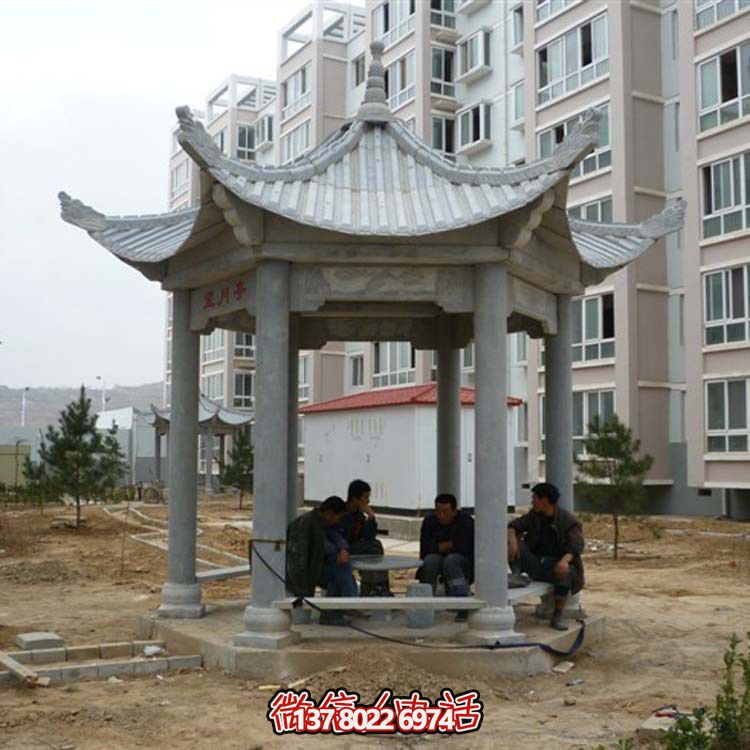 古典風(fēng)情涼亭，點(diǎn)綴小區(qū)廣場(chǎng)，讓您休閑身心