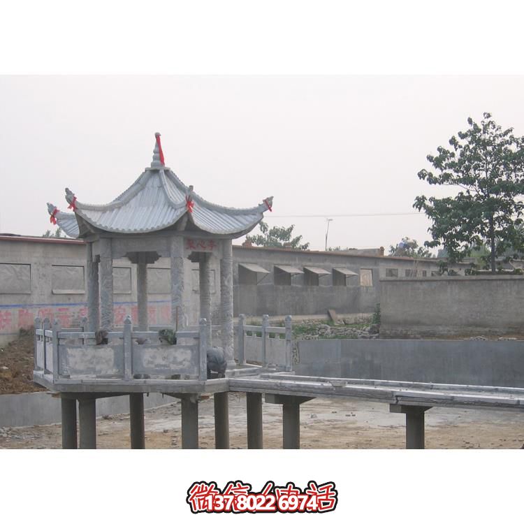 大理石景觀雕塑涼亭，滿(mǎn)足室外休閑需求