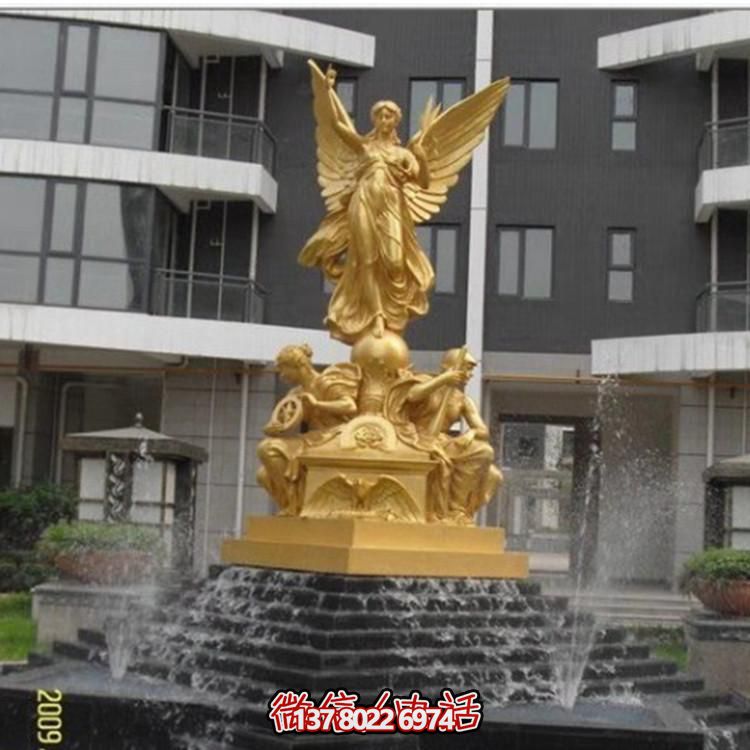 大型戶外噴泉擺件，打造美麗綠意水景景觀