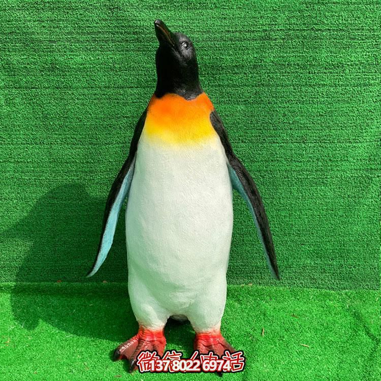 可愛(ài)企鵝擺件，玻璃鋼精致卡通裝飾