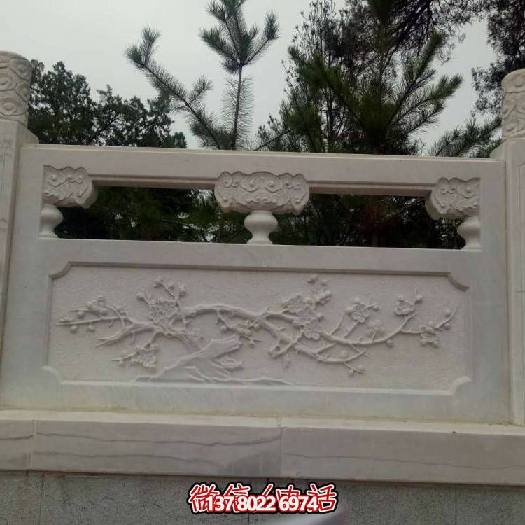 大理石石雕欄桿，給你一個(gè)安全且美麗的橋邊