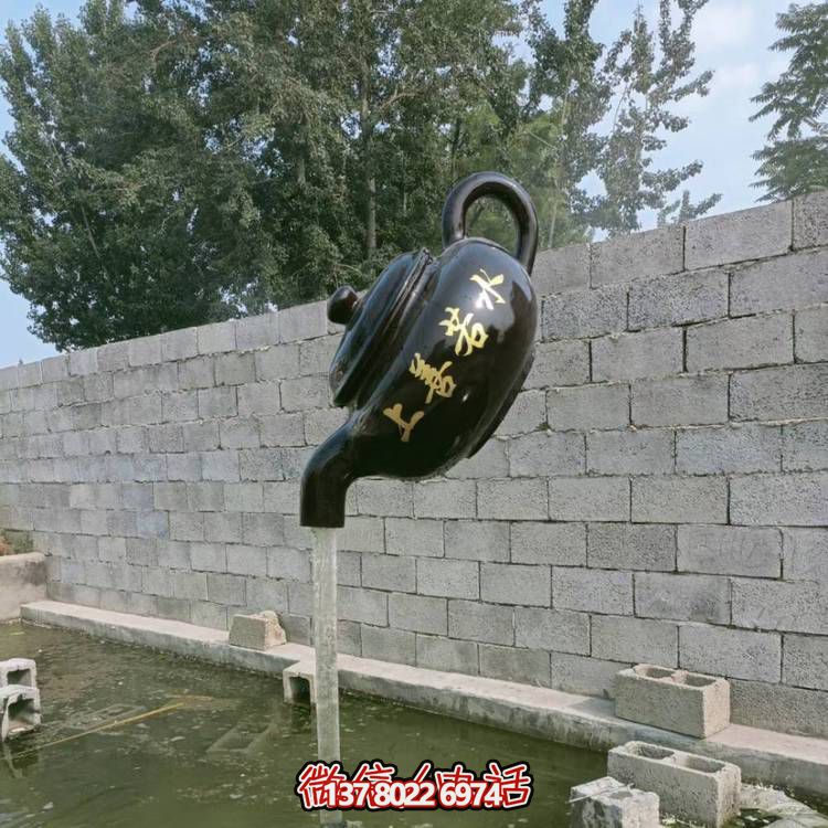 玻璃鋼懸空流水?dāng)[件，室外裝飾藝術(shù)精品