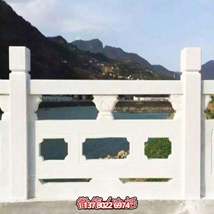 大理石雕刻石欄桿，美輪美奐，護(hù)佑家園