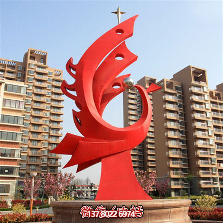 不銹鋼景觀標志，美化別墅小區(qū)