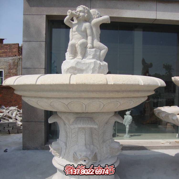 精致浪漫，歐式混搭噴泉景觀裝飾