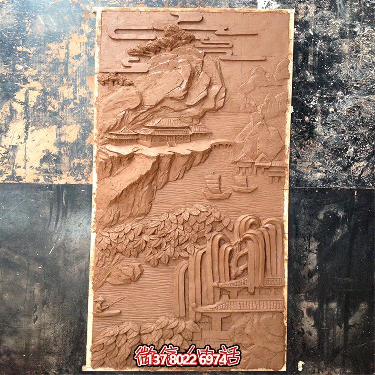 中式大理石浮雕壁畫(huà)雕塑，為景區(qū)園林室外擺放而制