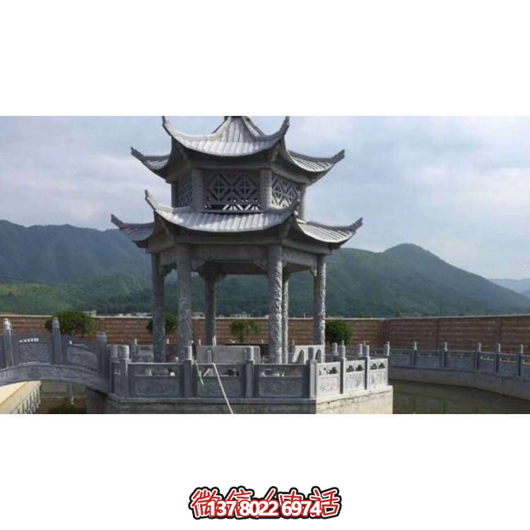 精美大理石雕塑涼亭，把藝術(shù)與實用完美結(jié)合