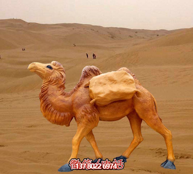 仿真駱駝雕塑，裝點(diǎn)園林廣場(chǎng)