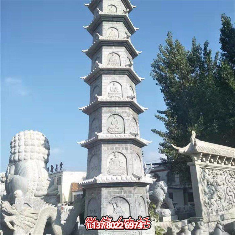 古典佛教雕塑藝術(shù)——精美青石舍利塔、石塔寺、佛塔