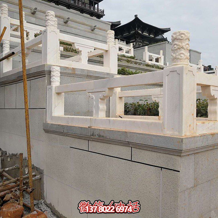 精美大理石石雕欄桿欄板，點(diǎn)綴您的景區(qū)別墅