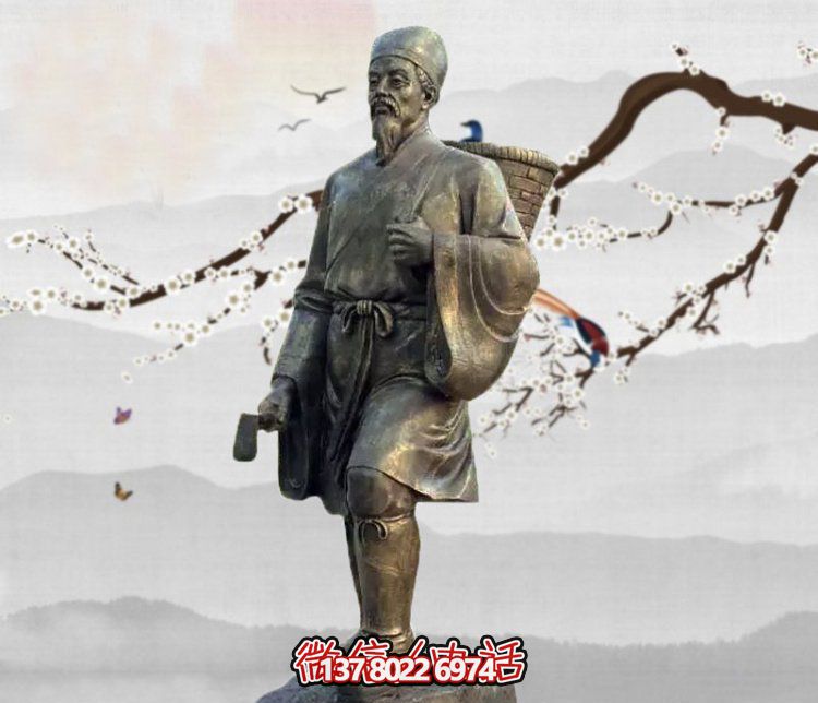 雕塑李時(shí)珍的傳奇，緬懷古老的采藥文化