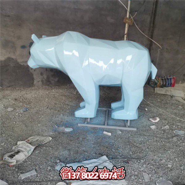 玻璃鋼幾何雕塑，裝飾動(dòng)物園園林和戶外空間