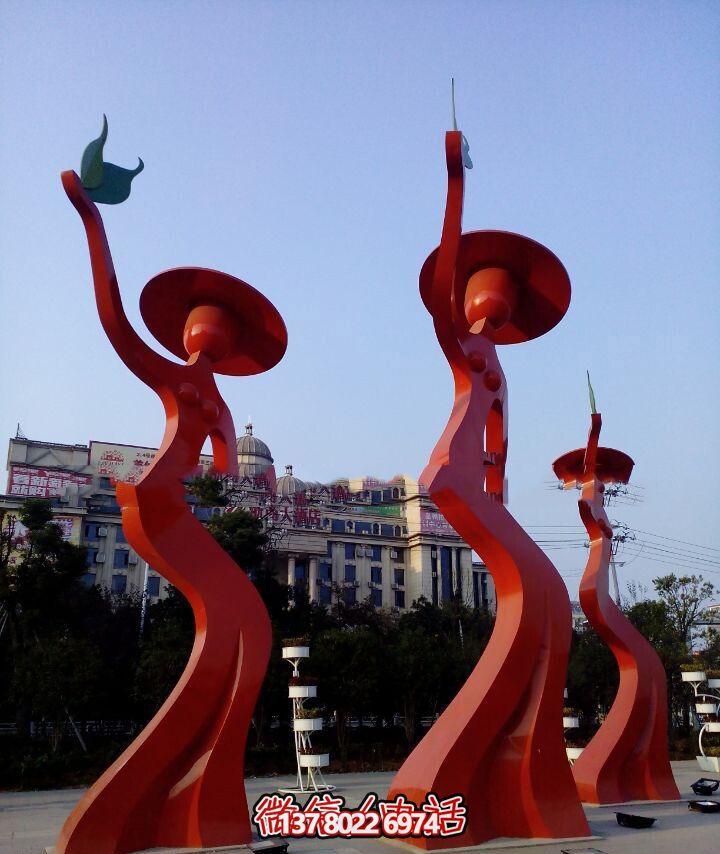 商業(yè)廣場(chǎng)不銹鋼跳舞的抽象人物雕塑 商業(yè)廣場(chǎng)不銹鋼跳舞的抽象人物雕塑