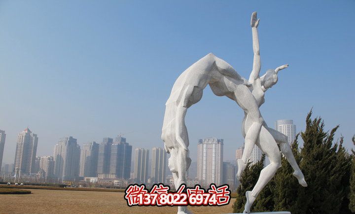 花園創(chuàng)意不銹鋼運(yùn)動(dòng)體操雕塑 花園創(chuàng)意不銹鋼運(yùn)動(dòng)體操雕塑