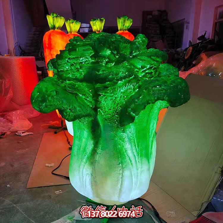 透光玻璃鋼蔬菜向日葵雕塑農(nóng)場景區(qū)園林?jǐn)[件