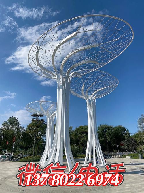 蒼穹之樹 —— 不銹鋼戶外景觀雕塑