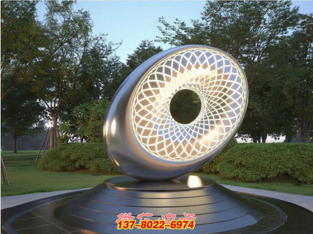 光綻環(huán)影：不銹鋼戶(hù)外景觀(guān)的時(shí)空之眸